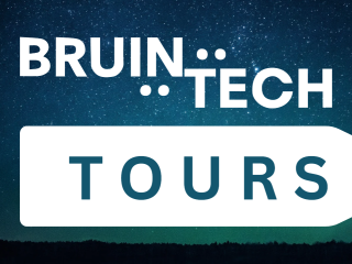 BruinTech Logo with "Tour" sign